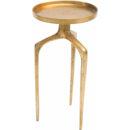 Set of 2 Como Accent Tables Antique Gold Side Tables LOOMLAN By Zuo Modern