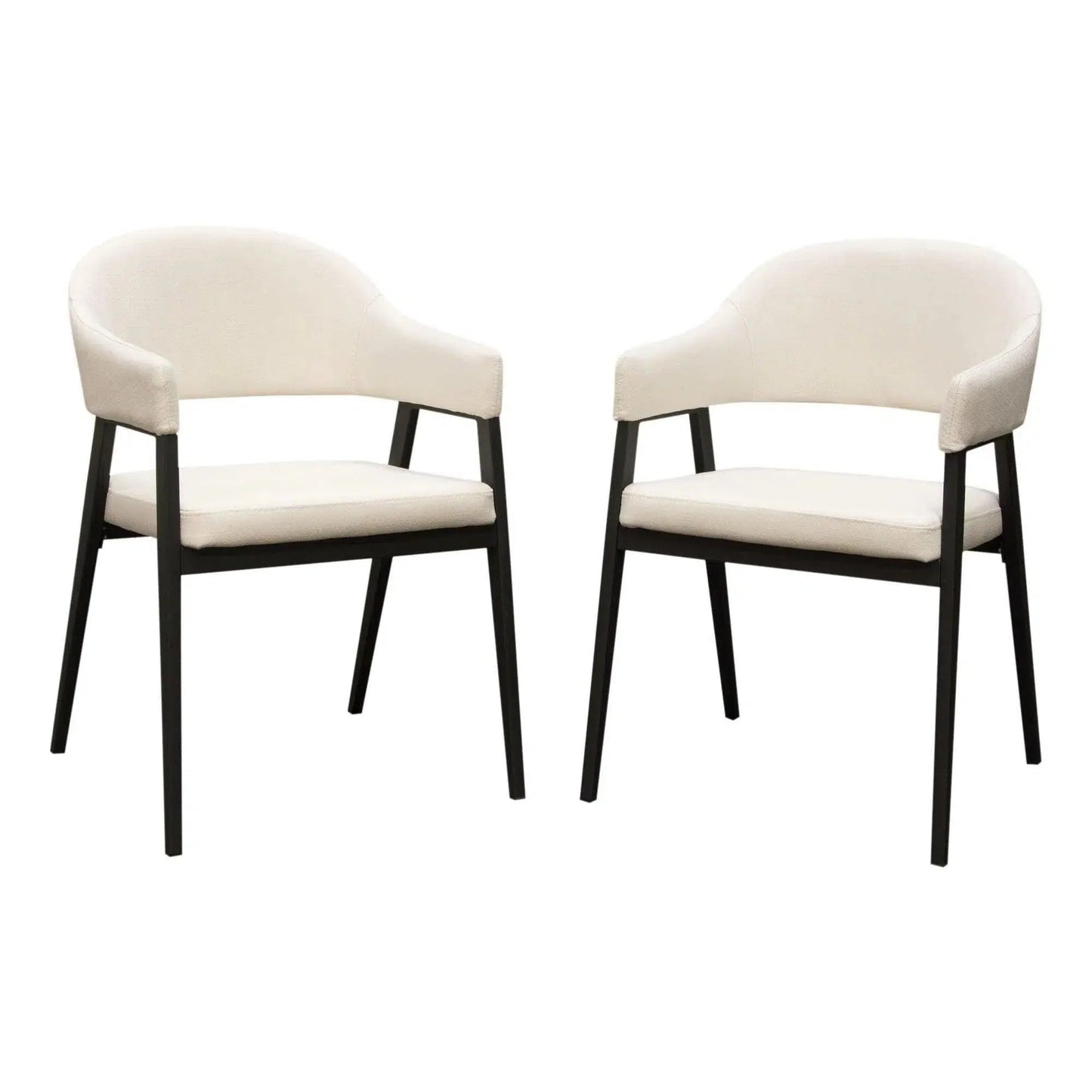 Adele Leather Upholstered Modern Dining Chair (Set Of 2)