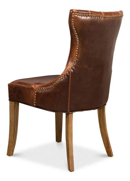 Sophie Leather Armless Dining Chair (Set Of 2)