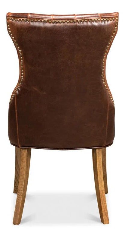 Sophie Leather Armless Dining Chair (Set Of 2)