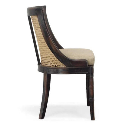 Furniture Classics Spoonback Mahogany Armless Side Chair 2PC