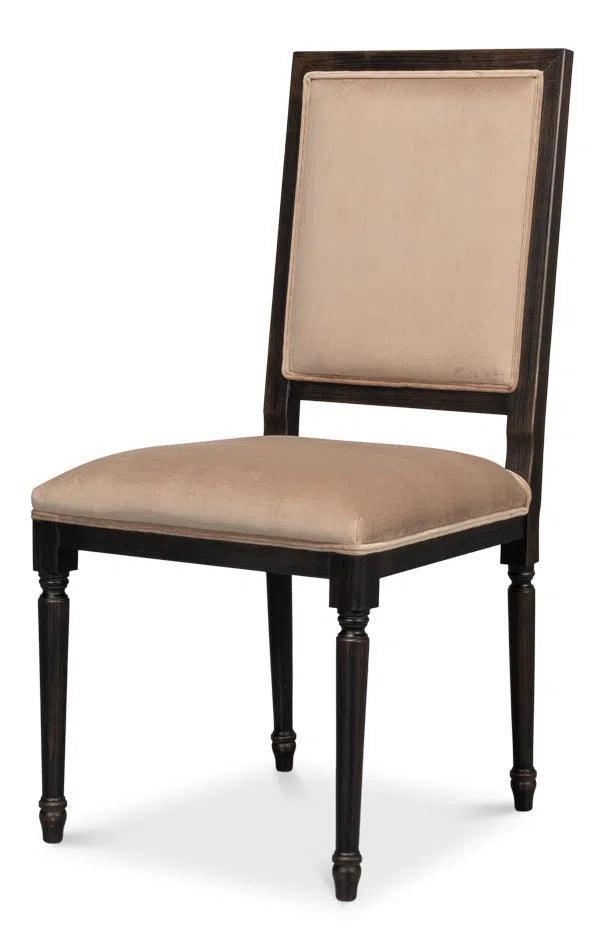 Square Fabric Upholstered Dining Chair (Set Of 2)