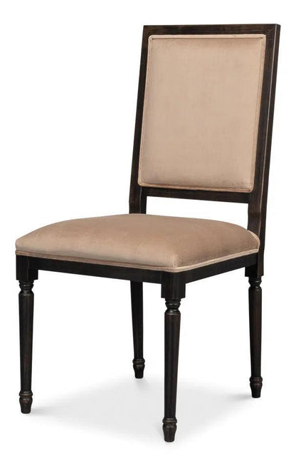 Square Fabric Upholstered Dining Chair (Set Of 2)