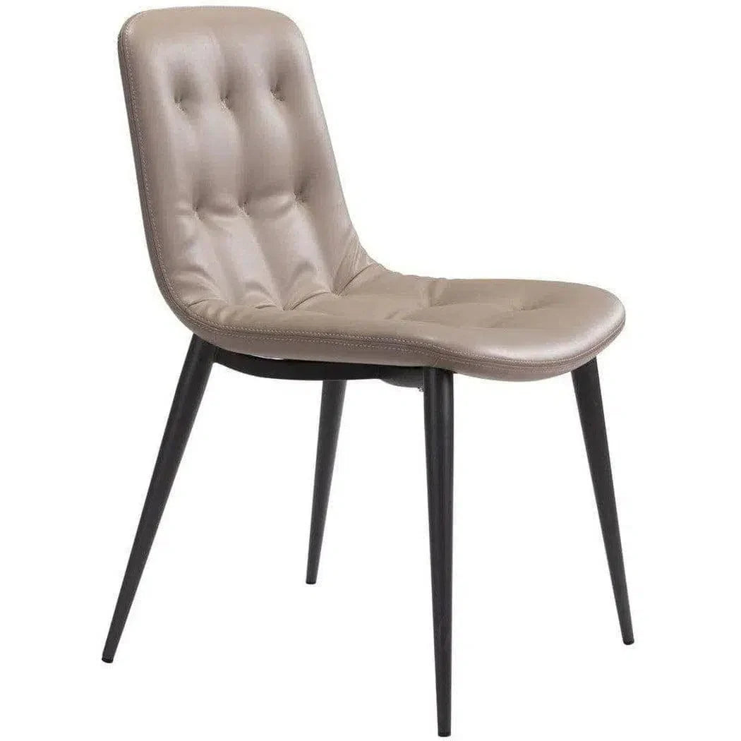 Tangiers Leather Armless Dining Chair 2PC