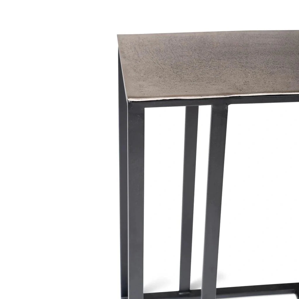 Tanu-C Aluminum Rectangular End Table