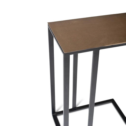 Tanu-C Aluminum Rectangular End Table