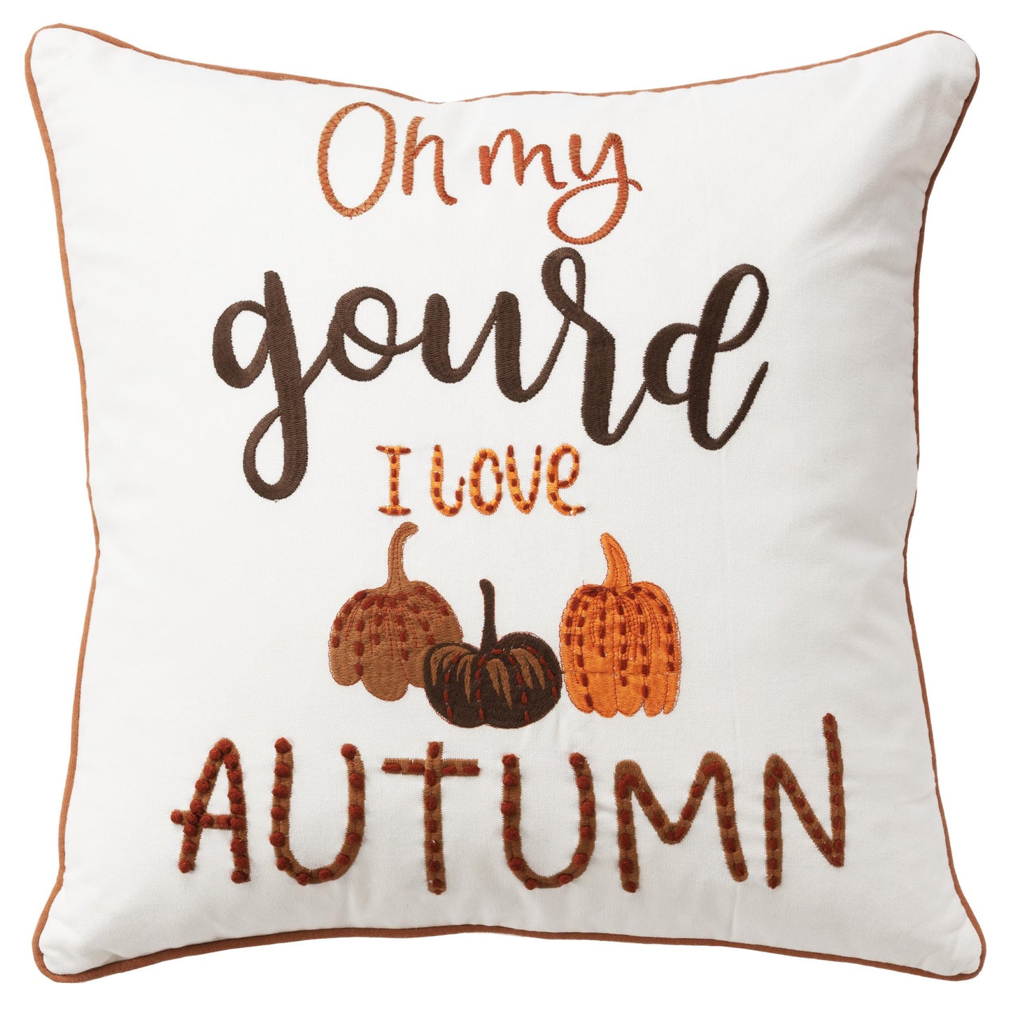 Thanksgiving Decorative Pillow Gourd Throw Pillows LOOMLAN By LOOMLAN