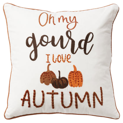 Thanksgiving Decorative Pillow Gourd Throw Pillows LOOMLAN By LOOMLAN