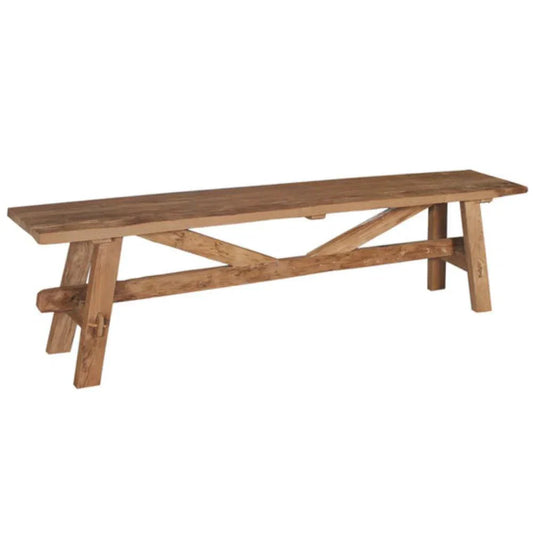 Tucker Natural Wooden Outdoor Bench