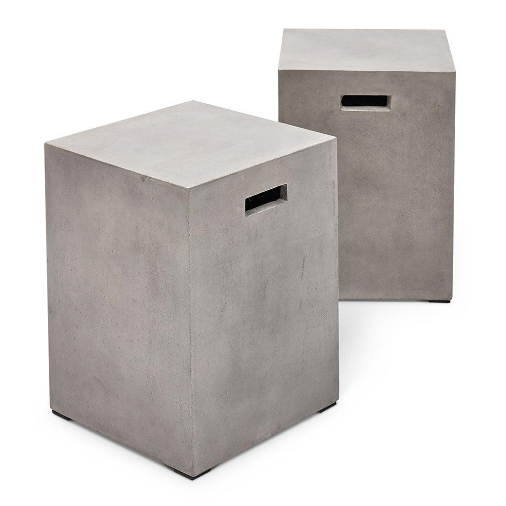 Una Concrete Outdoor Stool