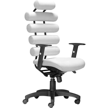 Unico Office Chair White Office Chairs LOOMLAN By Zuo Modern