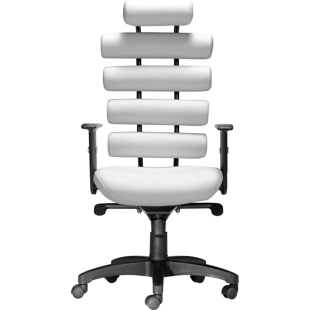 Unico Office Chair White Office Chairs LOOMLAN By Zuo Modern