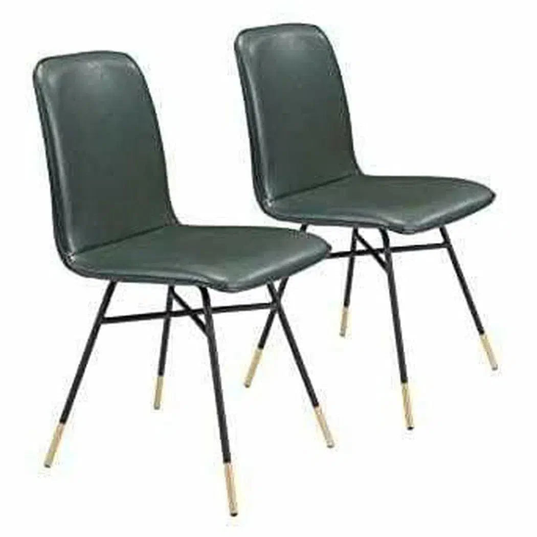 Var Polyester Upholstered Armless Dining Chair (Set Of 2)