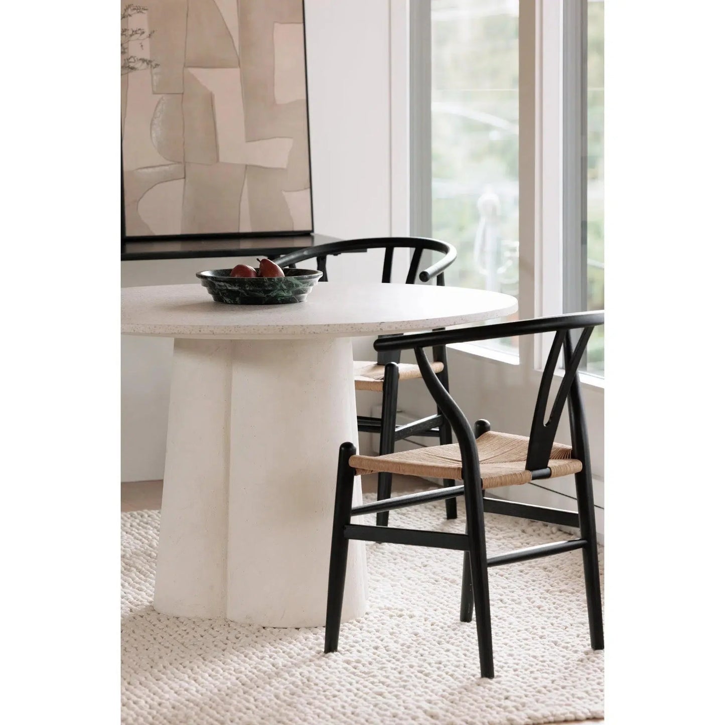 Dining Chair Black (Set Of 2) Black Scandinavian