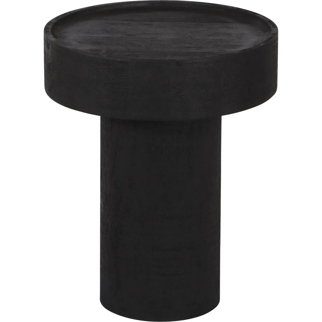 Watson Side Table Matte Black Side Tables LOOMLAN By Zuo Modern