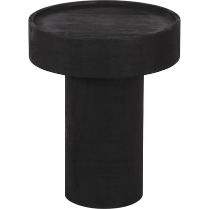 Watson Side Table Matte Black Side Tables LOOMLAN By Zuo Modern