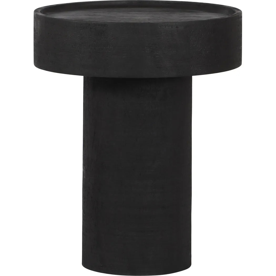 Watson Side Table Matte Black Side Tables LOOMLAN By Zuo Modern