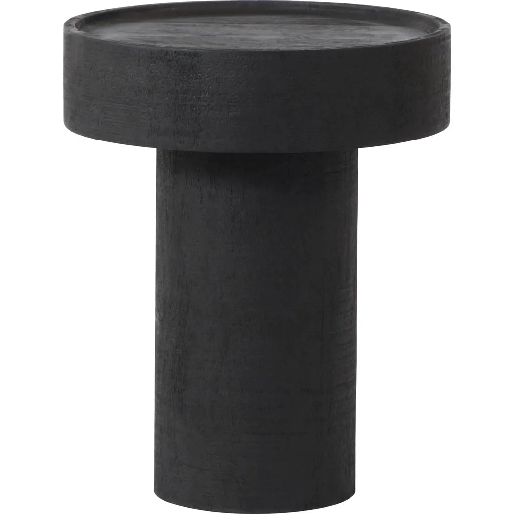 Watson Side Table Matte Black Side Tables LOOMLAN By Zuo Modern