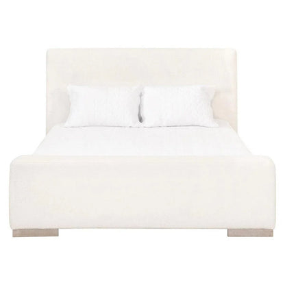 Warren White Boucle  Bed With Storage