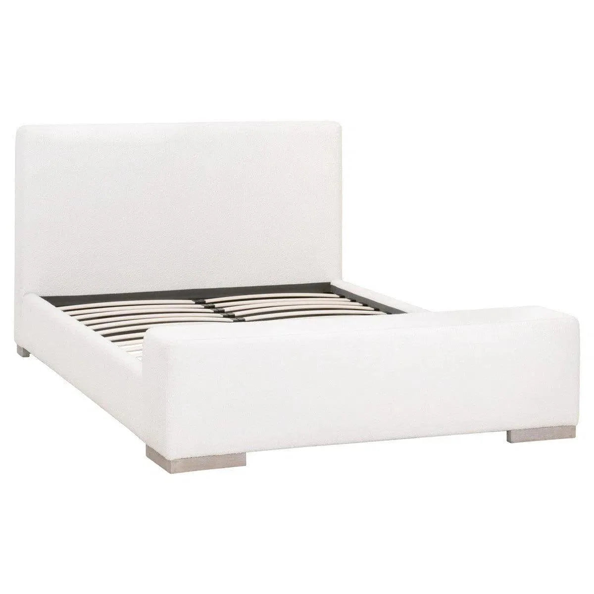 Warren White Boucle  Bed With Storage