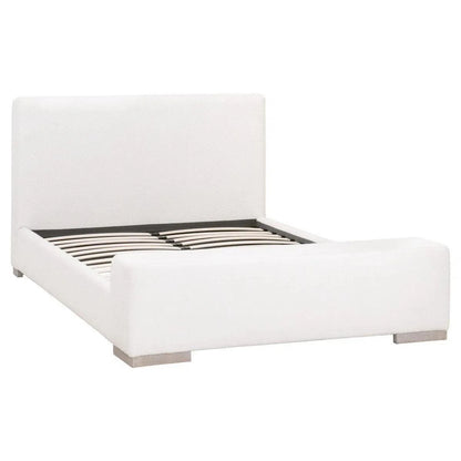 Warren White Boucle  Bed With Storage