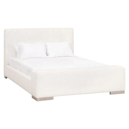 Warren White Boucle  Bed With Storage