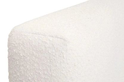 Warren White Boucle  Bed With Storage