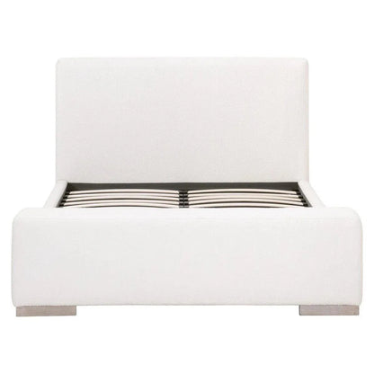 Warren White Boucle  Bed With Storage