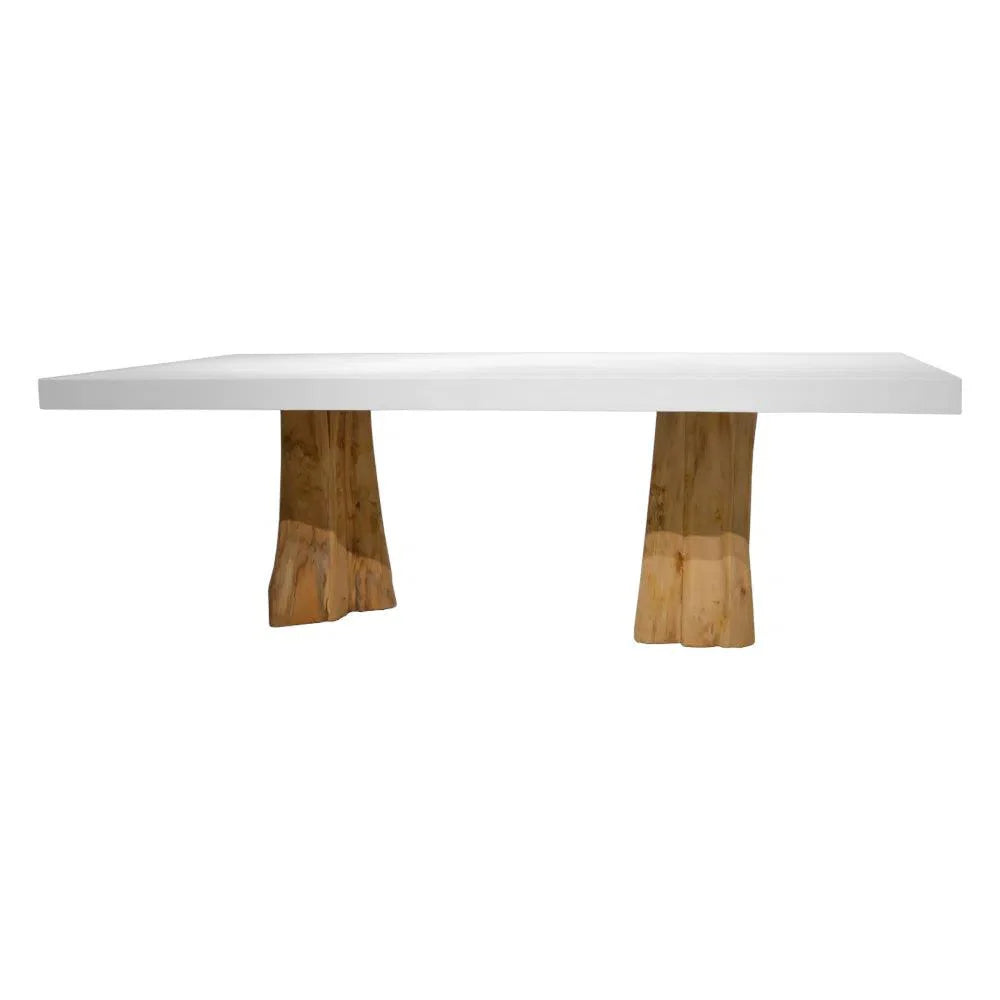 White Outdoor Dining Table for 10 or 12 people Outdoor Dining Tables LOOMLAN By Artesia