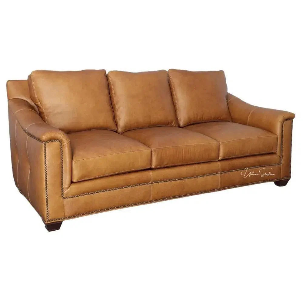 Wild Wild West Leather, Mustang Sofa Sofas & Loveseats LOOMLAN By Uptown Sebastian