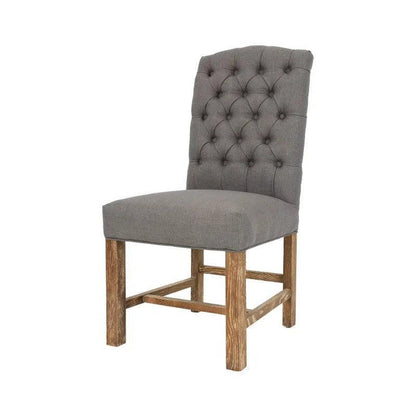 York Wood Full Back Armless Dining Chair (Set Of 2)