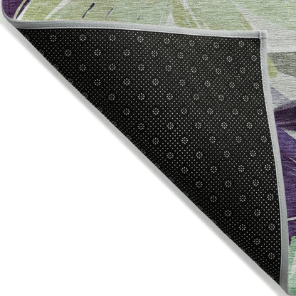 LOOMLAN Rugs Loopra Purple Washable Indoor-Outdoor Rug