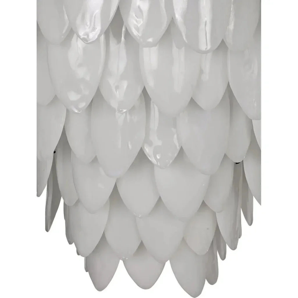 Lotus Glass Petals Chandelier
