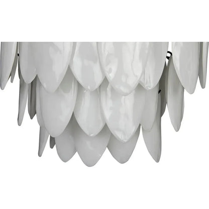 Lotus Glass Petals Chandelier