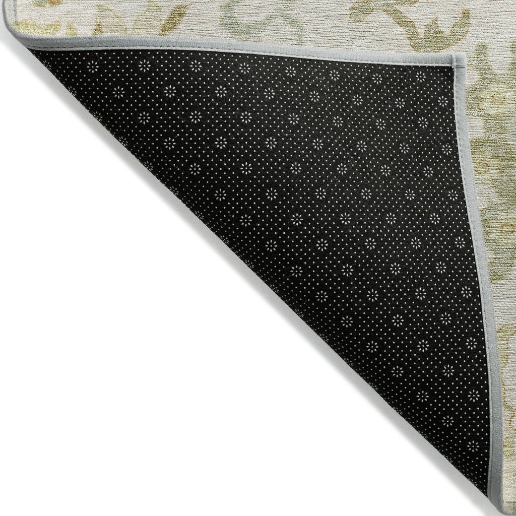 LOOMLAN Rugs Louis Ivory Washable Indoor-Outdoor Rug