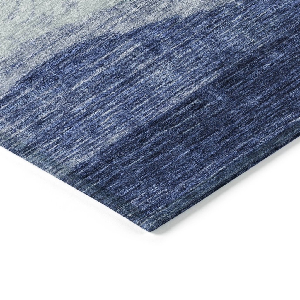 Louisa Blue Washable Indoor - Outdoor Rug - LOOMLAN - LOOMLAN Rugs - Outdoor Rugs