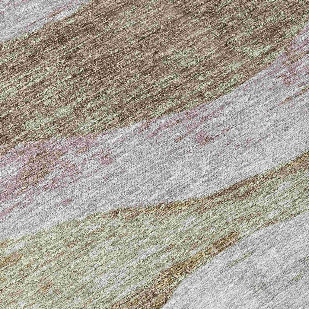 Louisa Brown Washable Indoor - Outdoor Rug - LOOMLAN - LOOMLAN Rugs - Outdoor Rugs