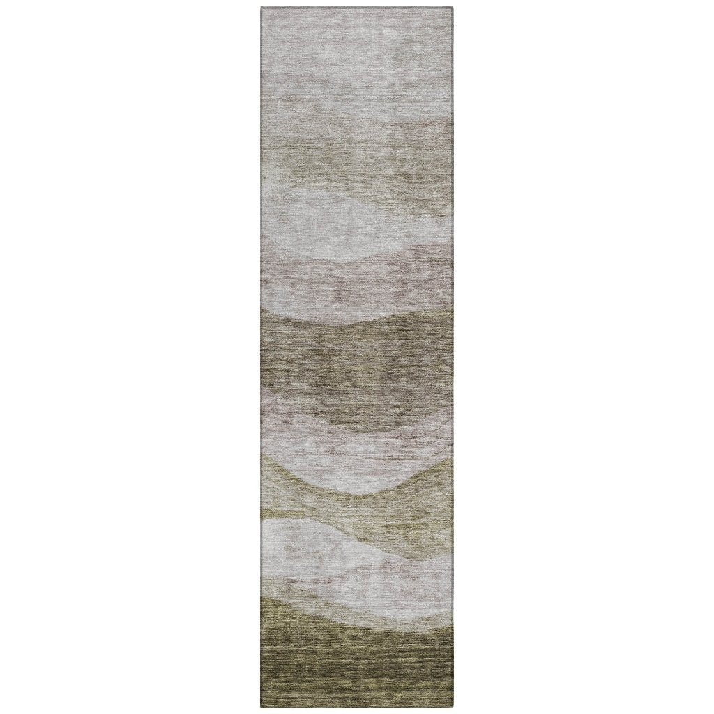 Louisa Brown Washable Indoor - Outdoor Rug - LOOMLAN - LOOMLAN Rugs - Outdoor Rugs