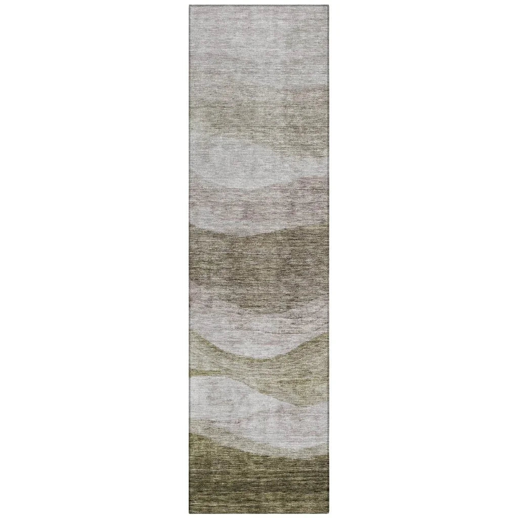 Louisa Brown Washable Indoor-Outdoor Rug