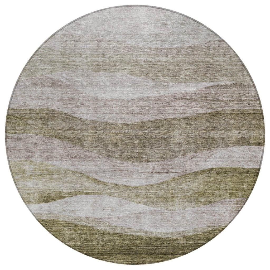 Louisa Brown Washable Indoor-Outdoor Rug