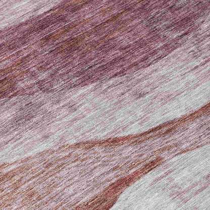 Louisa Pink Washable Indoor - Outdoor Rug - LOOMLAN - LOOMLAN Rugs - Outdoor Rugs