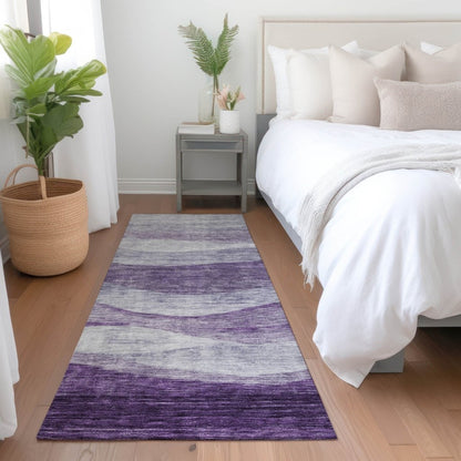 Louisa Purple Washable Indoor - Outdoor Rug - LOOMLAN - LOOMLAN Rugs - Outdoor Rugs