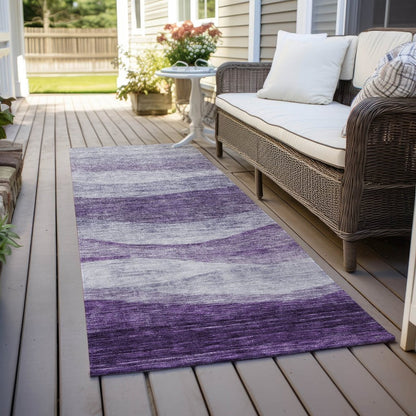 Louisa Purple Washable Indoor - Outdoor Rug - LOOMLAN - LOOMLAN Rugs - Outdoor Rugs