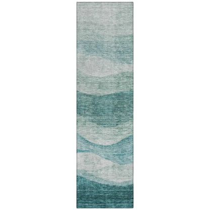Louisa Seafoam Washable Indoor-Outdoor Rug