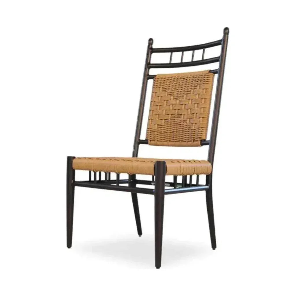 Low Country Dining Chair Premium Wicker Furniture - LOOMLAN - Lloyd Flanders - Outdoor Dining Chairs