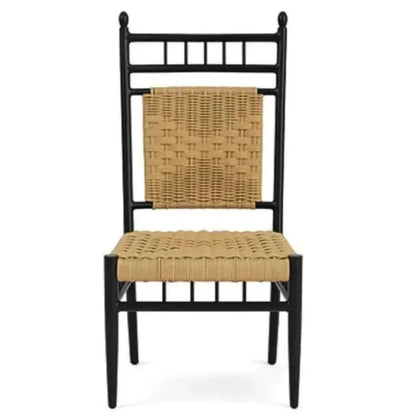 Low Country Dining Chair Premium Wicker Furniture - LOOMLAN - Lloyd Flanders - Outdoor Dining Chairs
