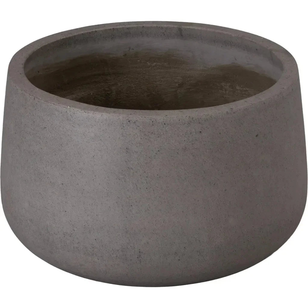 Low Opus Gray Terrazzo Round Planter - LOOMLAN - Planters