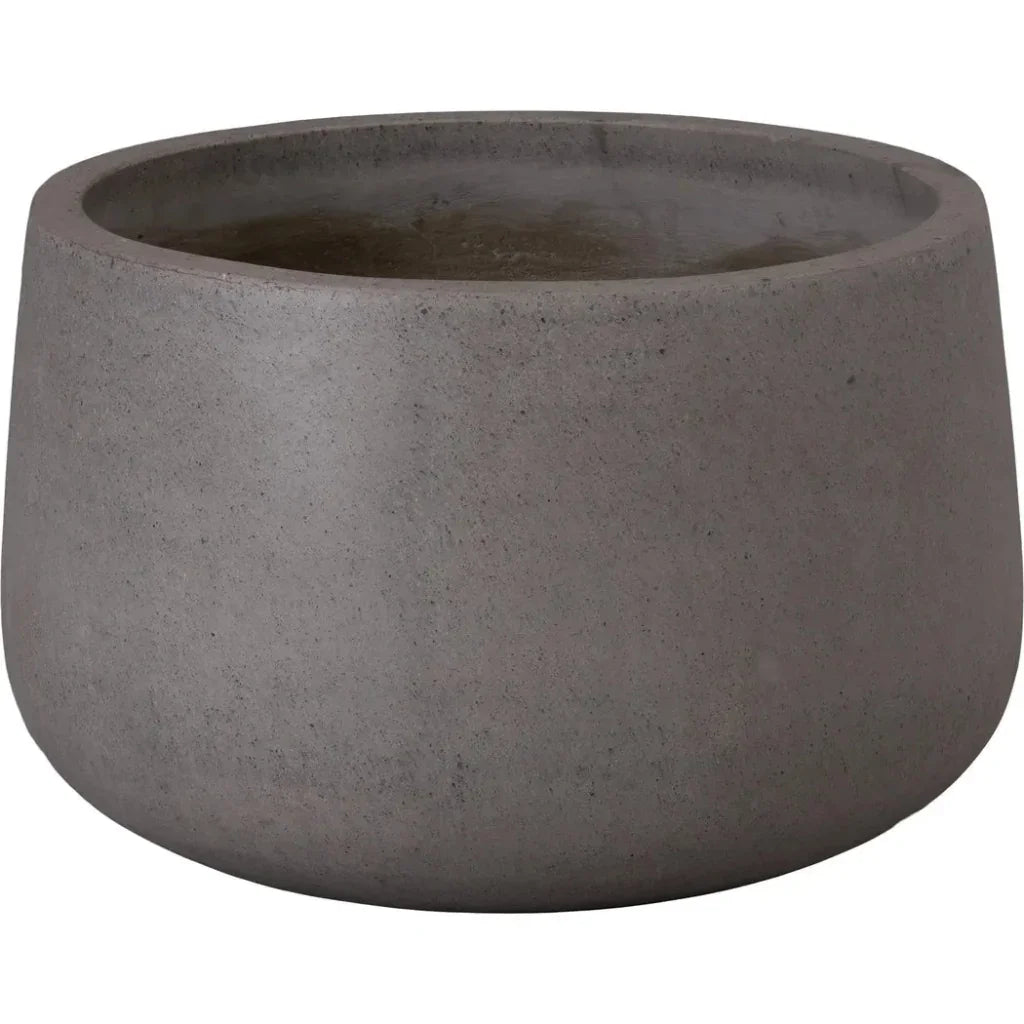 Low Opus Gray Terrazzo Round Planter - LOOMLAN - Planters