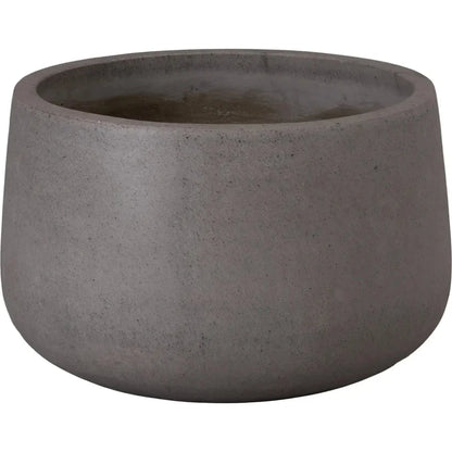 Low Opus Gray Terrazzo Round Planter - LOOMLAN - Planters