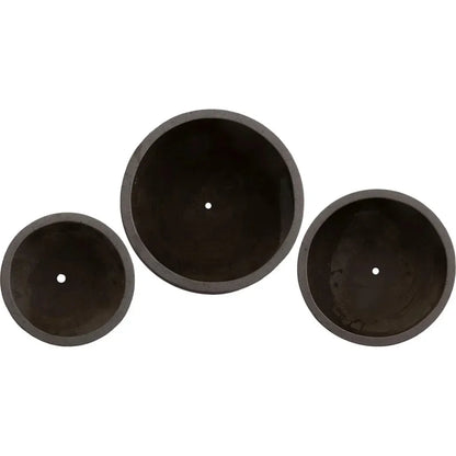 Low Opus Gray Terrazzo Round Planter - LOOMLAN - Planters